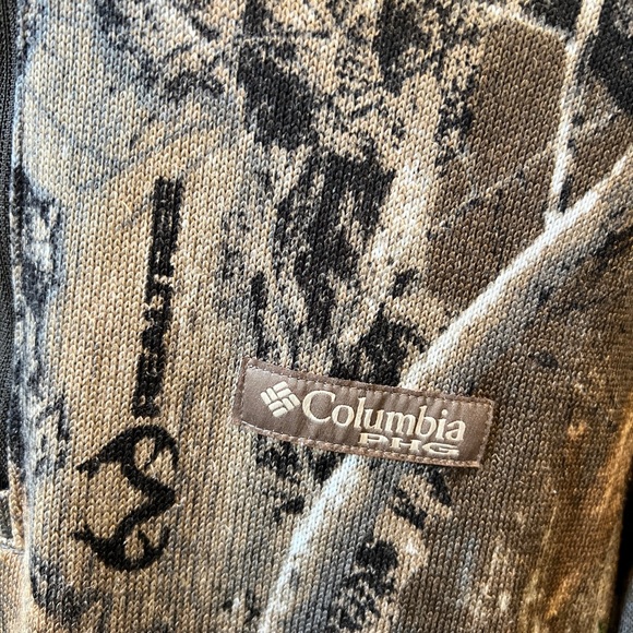Columbia Men's Realtree Camo 1/4 zip jacket Size Small LIKE NEW - Picture 2 of 8